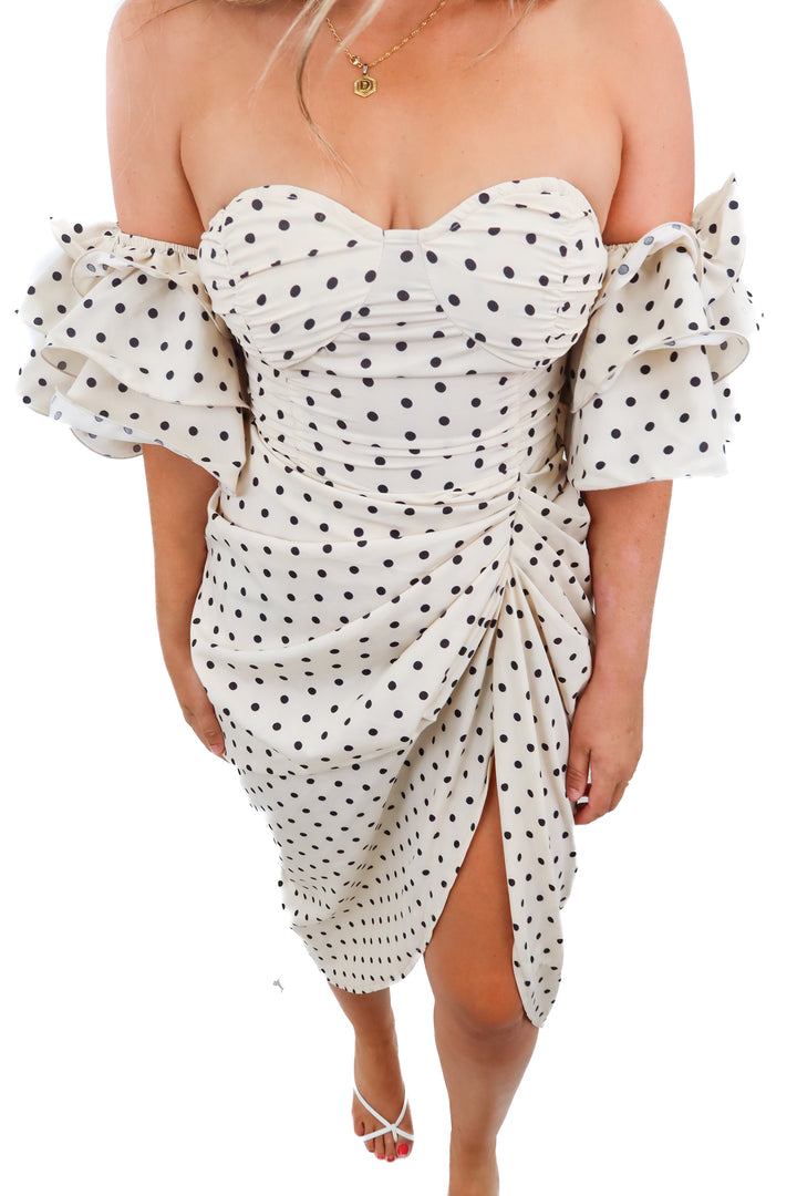 pretty little thing polka dot maxi dress (6)