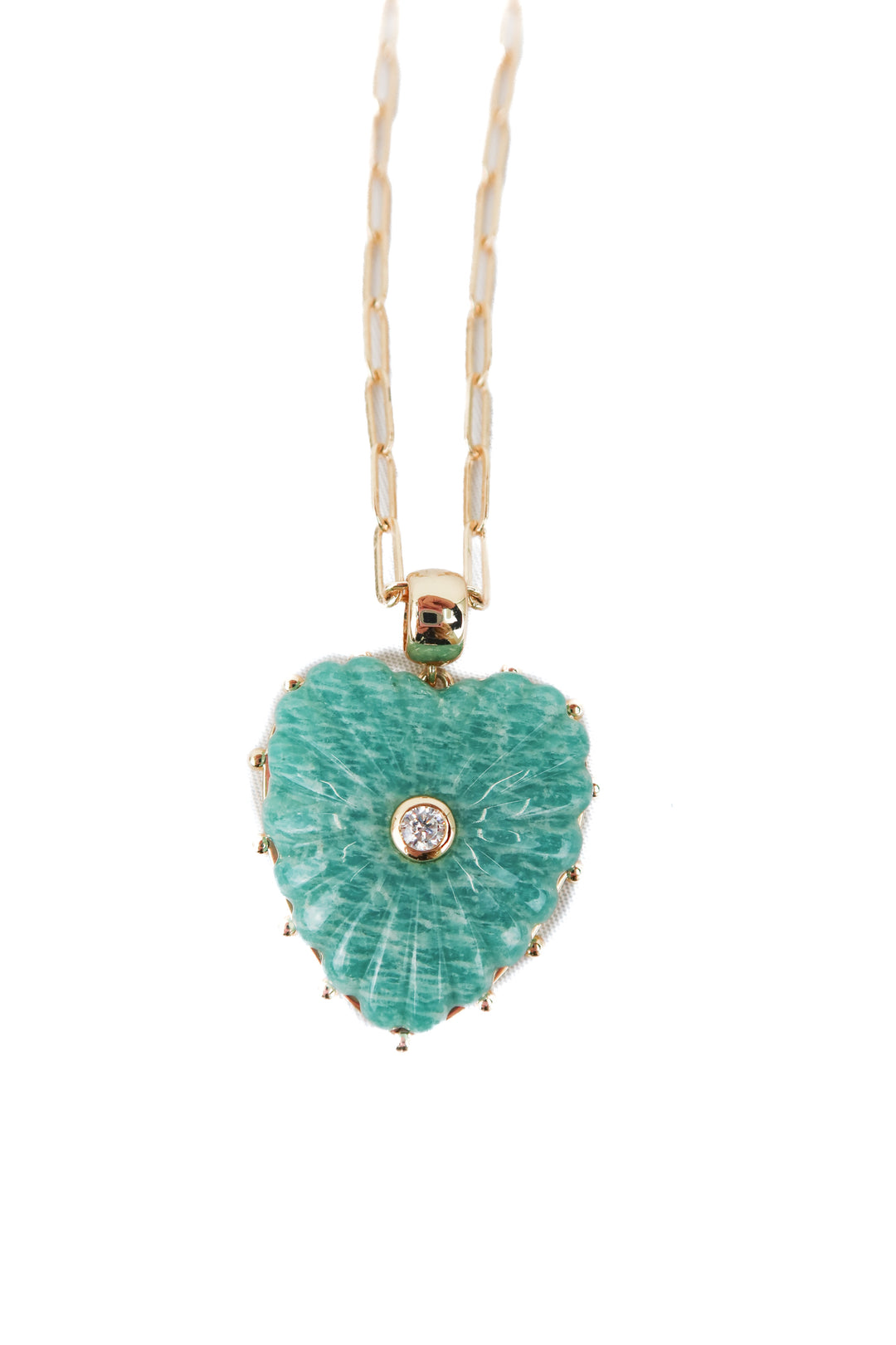 Heart charm necklace