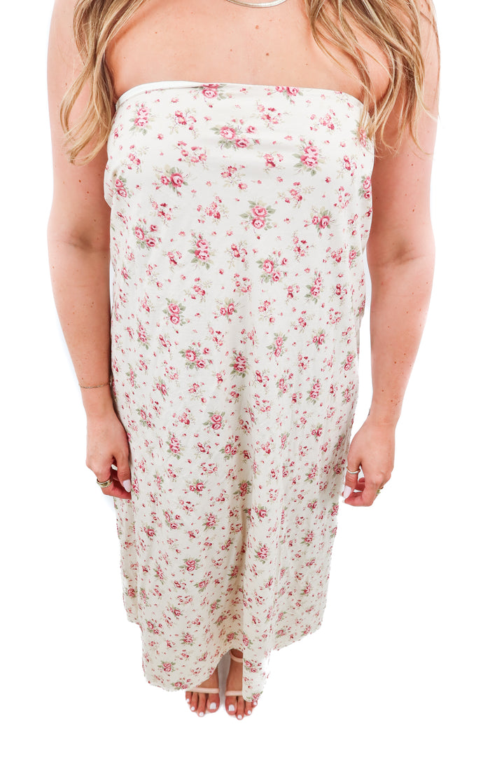 Petal + Pup floral maxi skirt (M; retail $79)