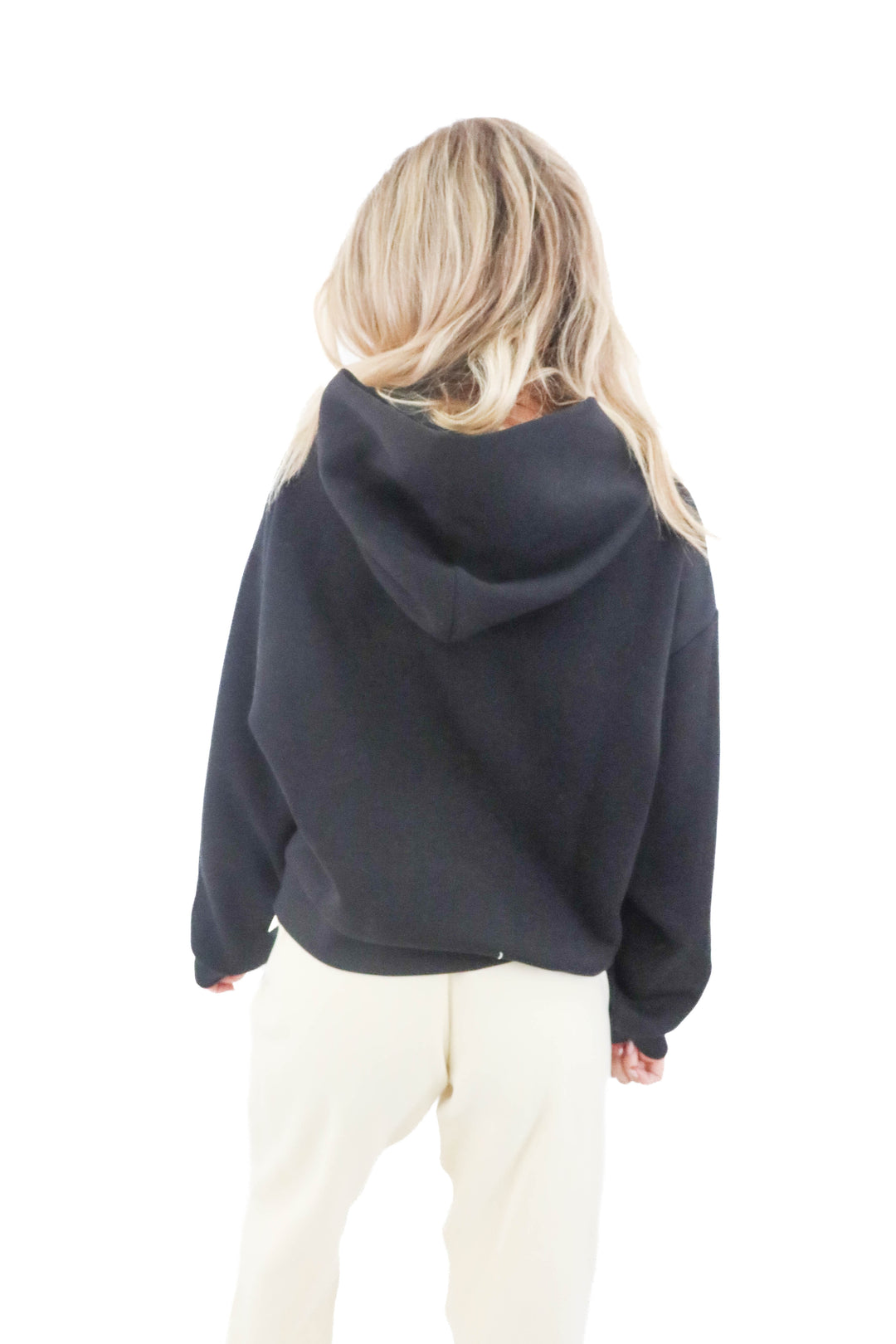 the group babaton black hoodie (m; retail $98)