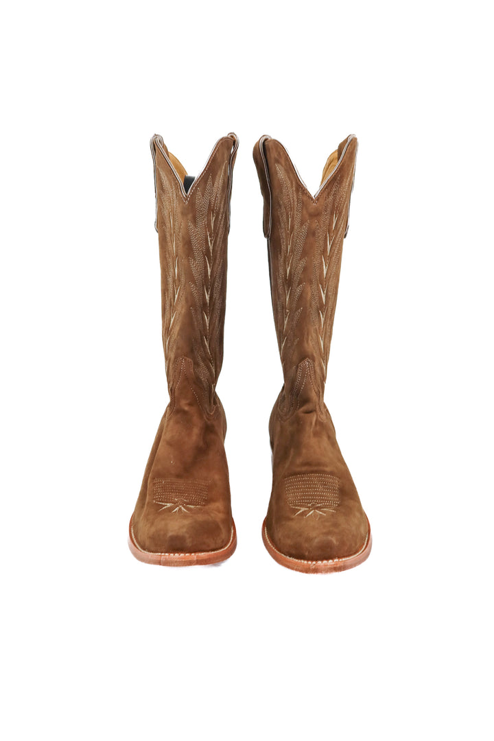 Old Gringo brown cowboy boots (9.5; retail $340)