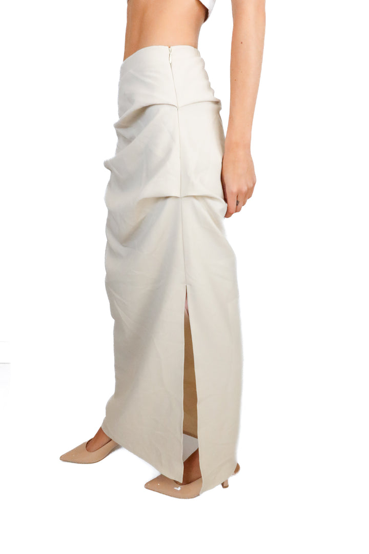 Dissh Off White Maxi Skirt (2; retail $149)