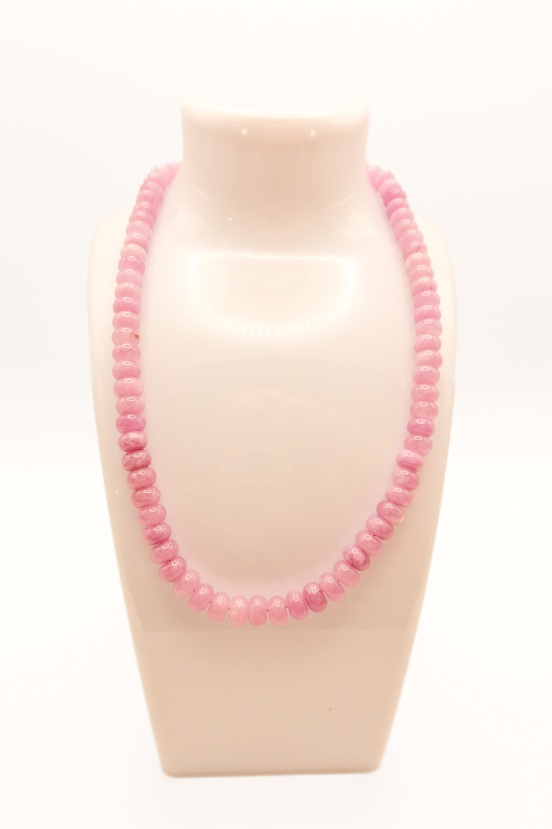 Purple beaded necklace