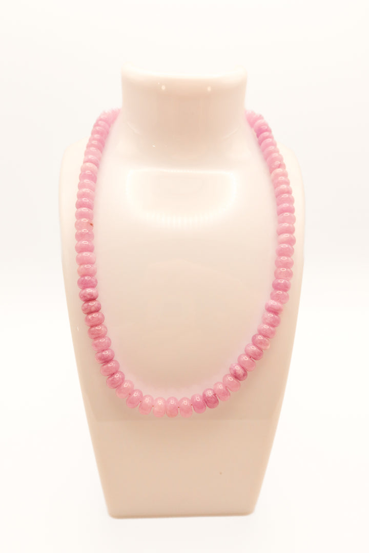 Purple beaded necklace