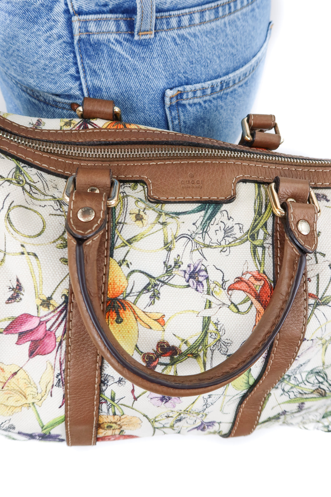 Gucci Flora Joy Boston Bag