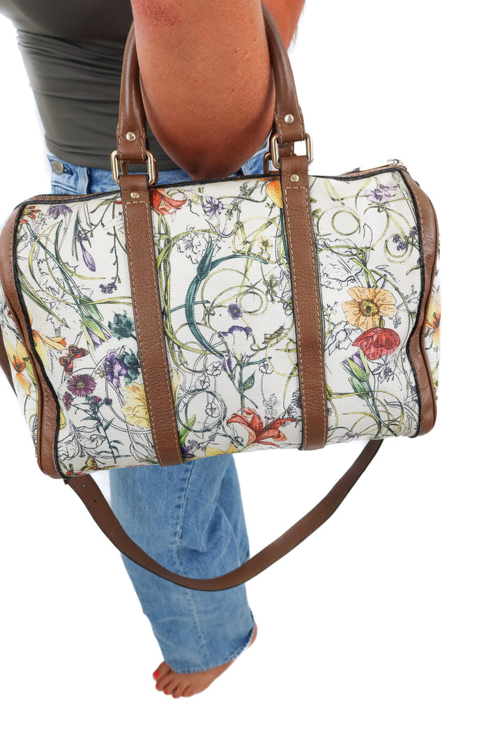 Gucci Flora Joy Boston Bag