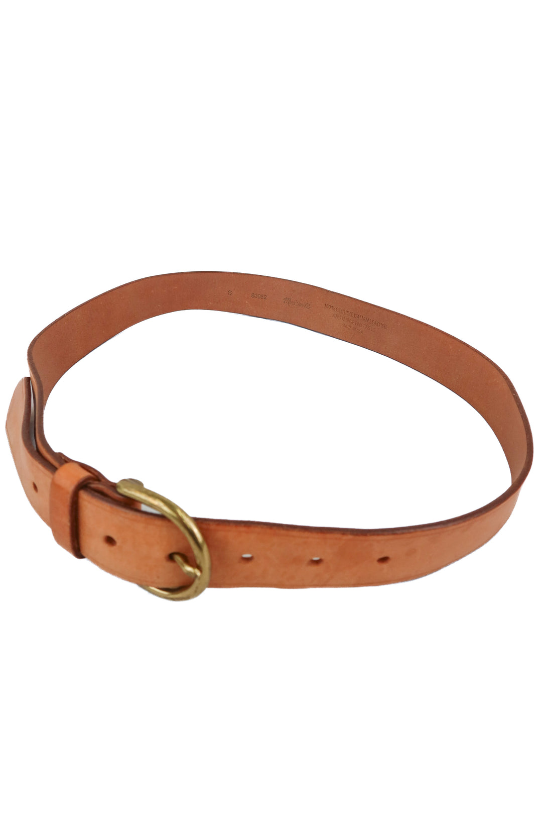 Madewell tan leather belt (S)