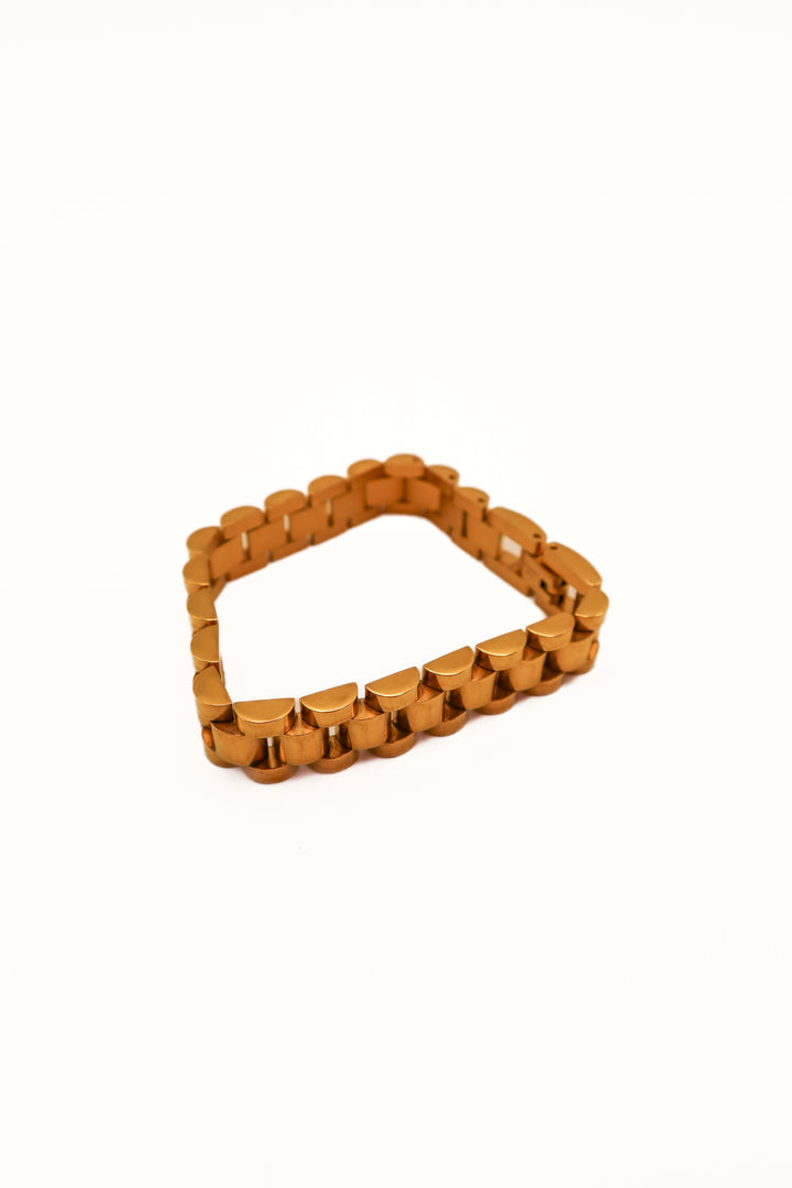Gold watch band bracelet (for a small wrist)