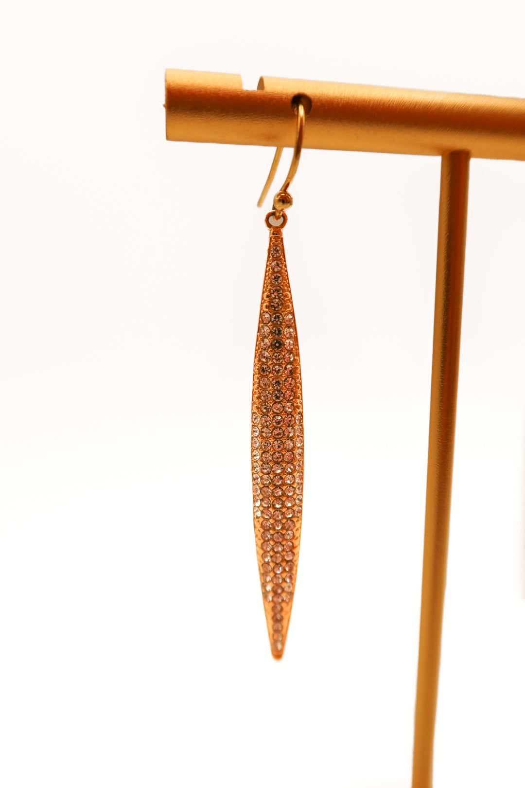SOLD: Vince camuto gold rhinestone earrings