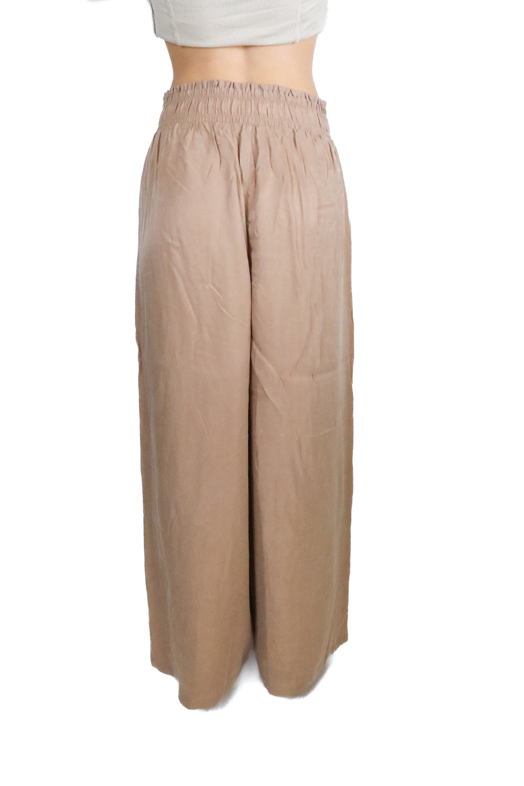 travis mathew almond wide leg pants NWT (xs; retail $139.95)