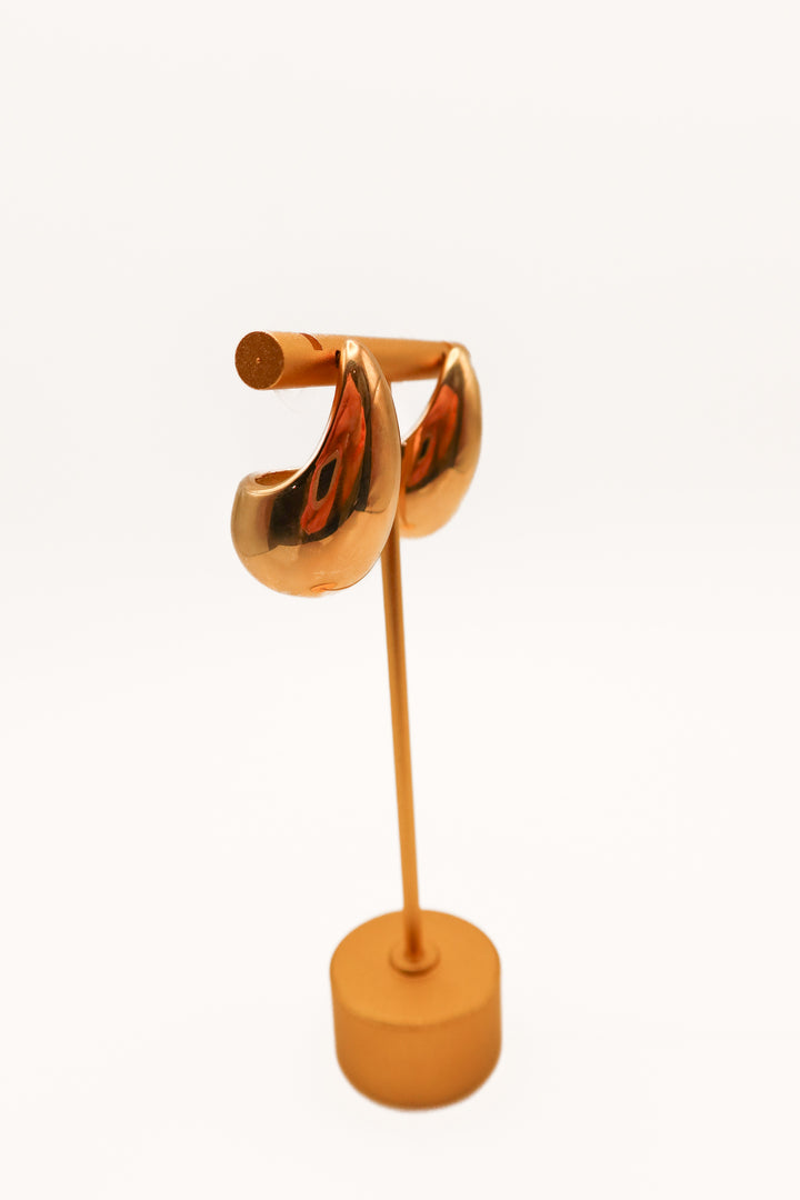 Gold drop earrings