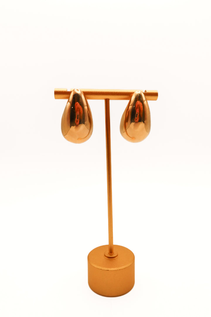 Gold drop earrings