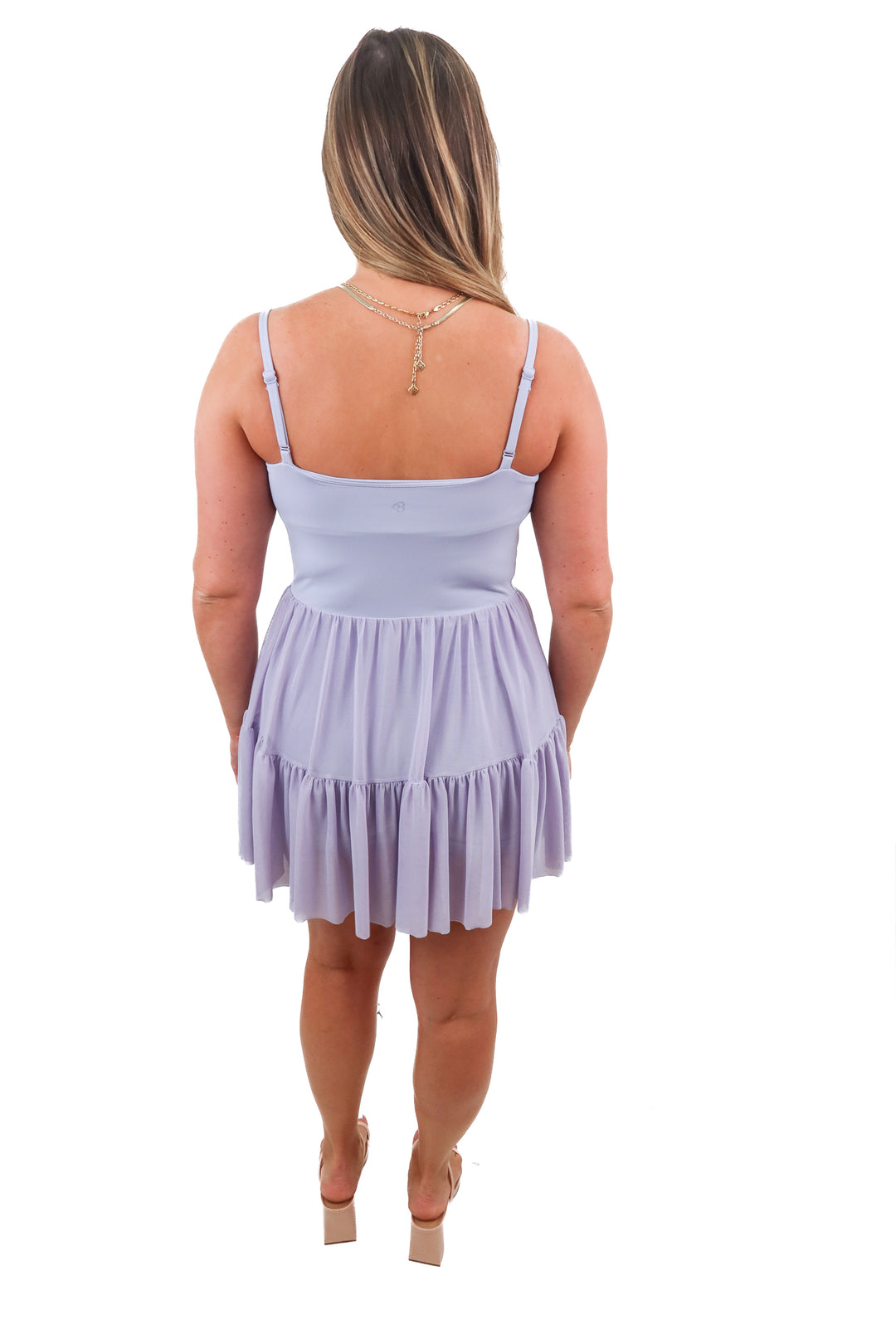 blogilates purple tulle active dress (m; retail $85)