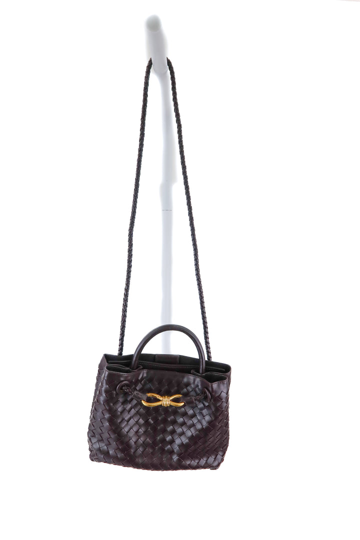 Brown leather crossbody