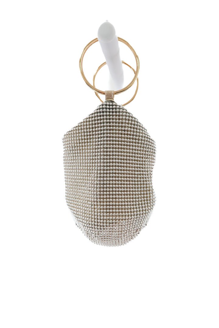 Silver studded purse