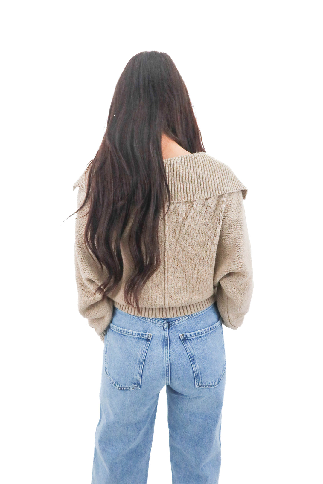 brochu walker tan sweater (s; retail $358)