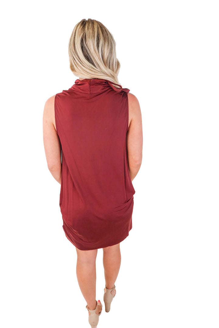 All saints burgundy dress (s)