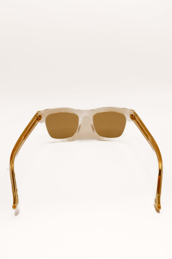 Electric gold sheer crasher sunglasses (retail $200)