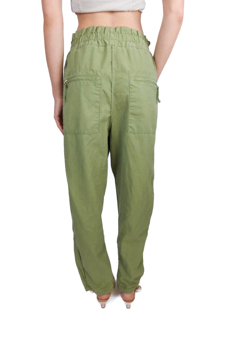 Marant Etoile forrest green cargo pant (36/ 4; retail $490)