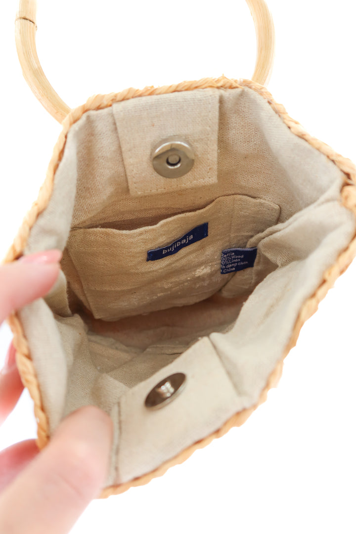 Bujibaja rattan purse