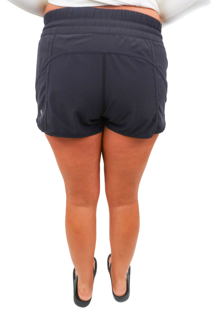 lululemon black active running shorts (8)