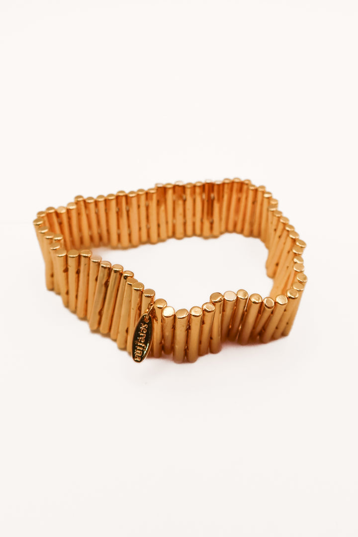 Serefina gold stretchy bangle