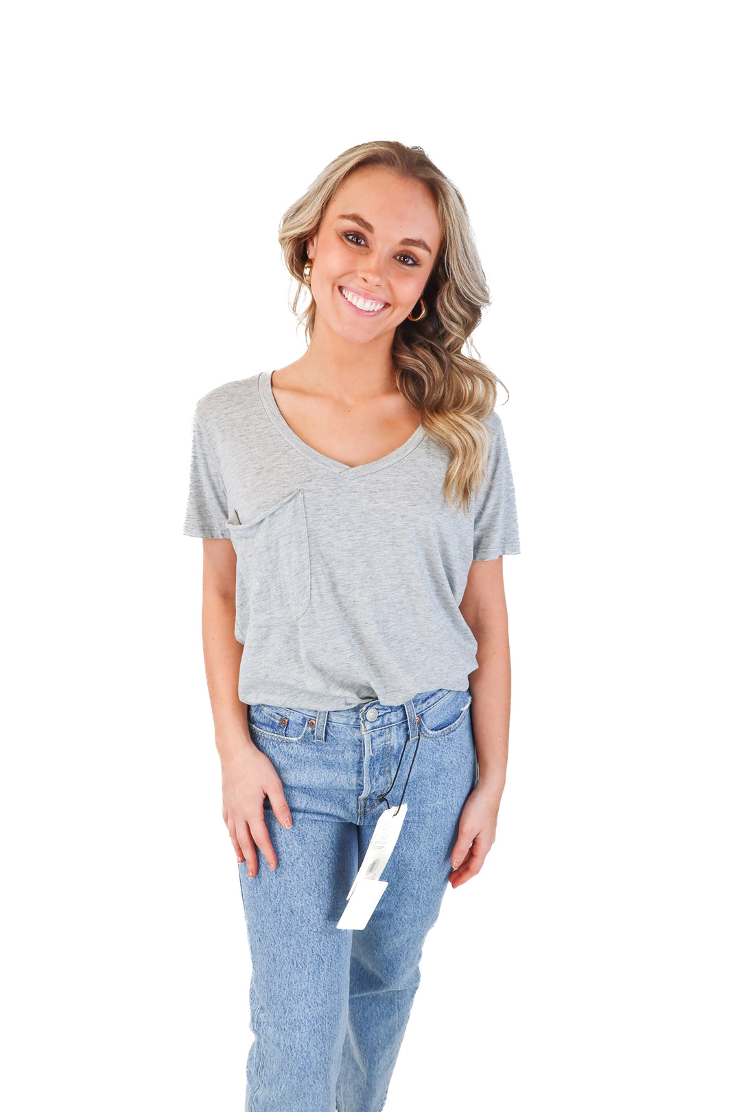 Z supply light grey tee (m)