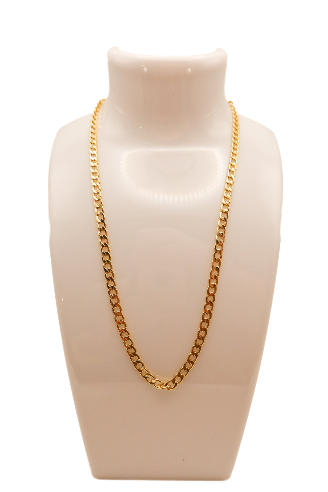 Gold small chain necklace