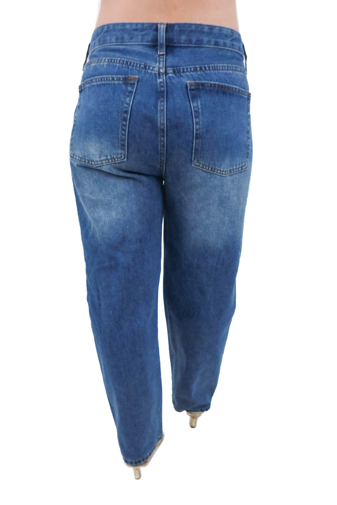 just fab medium wash jeans (30; retail $60)