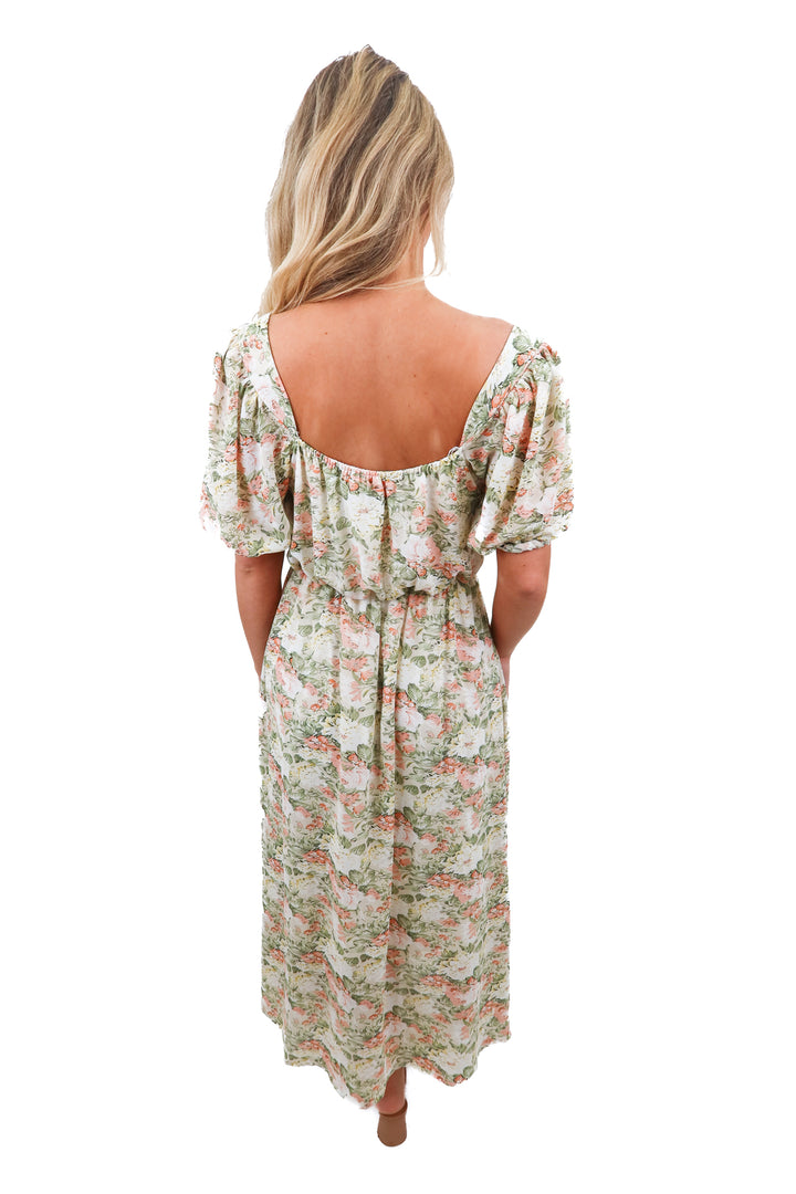 Petal + Pup floral maxi dress (4; retail $104)