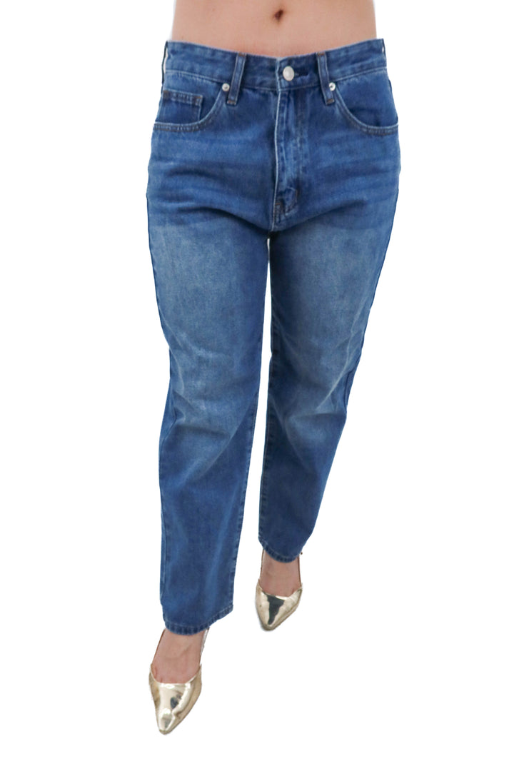 just fab medium wash jeans (30; retail $60)