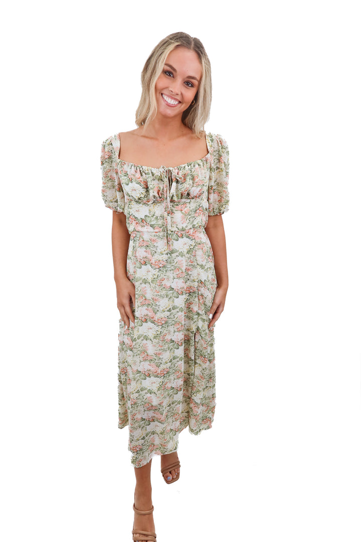 Petal + Pup floral maxi dress (4; retail $104)