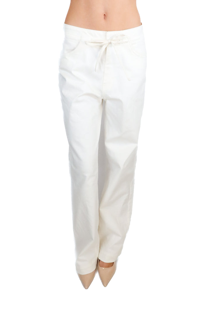 Travis Mathew Cream Wide Leg Drawstring Pants NWT (XS; retail $129.95)
