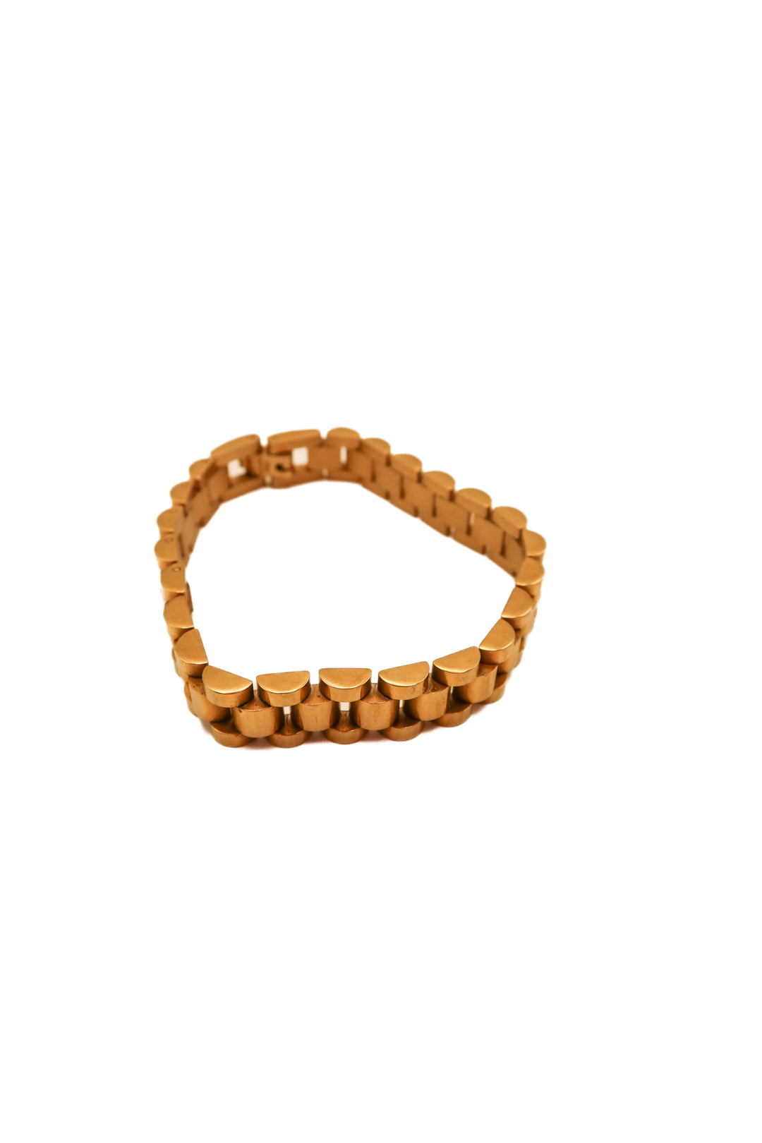 Gold watch chain bracelet (medium wrist)