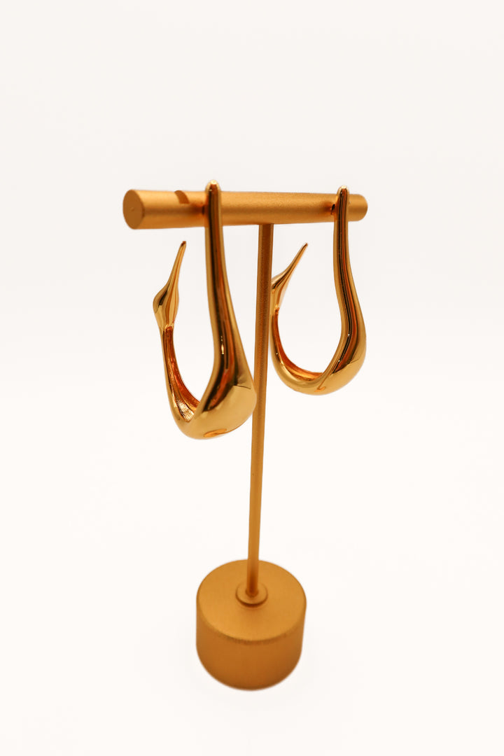 Jenny bird gold abstract earrings (retail $118)