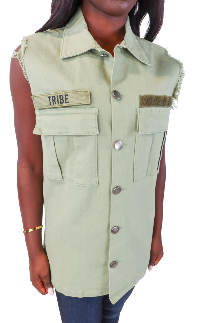 Tribe Kelley army vest (xs)