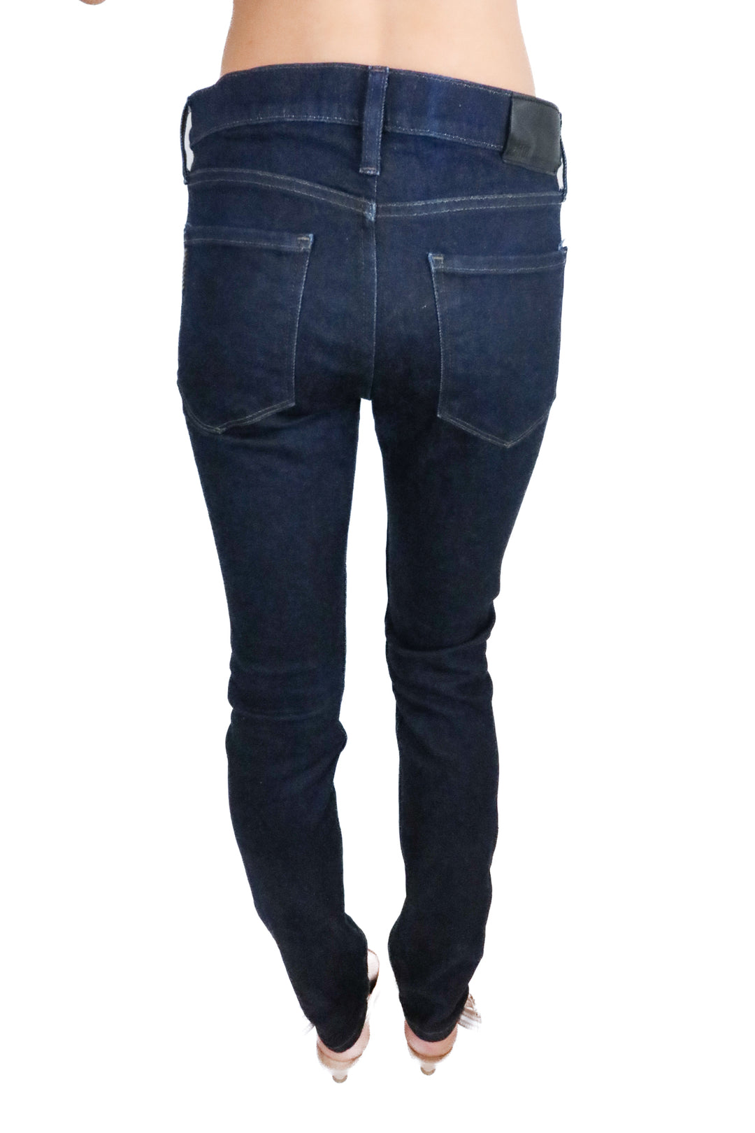 Paige dark wash skinny jean (30)