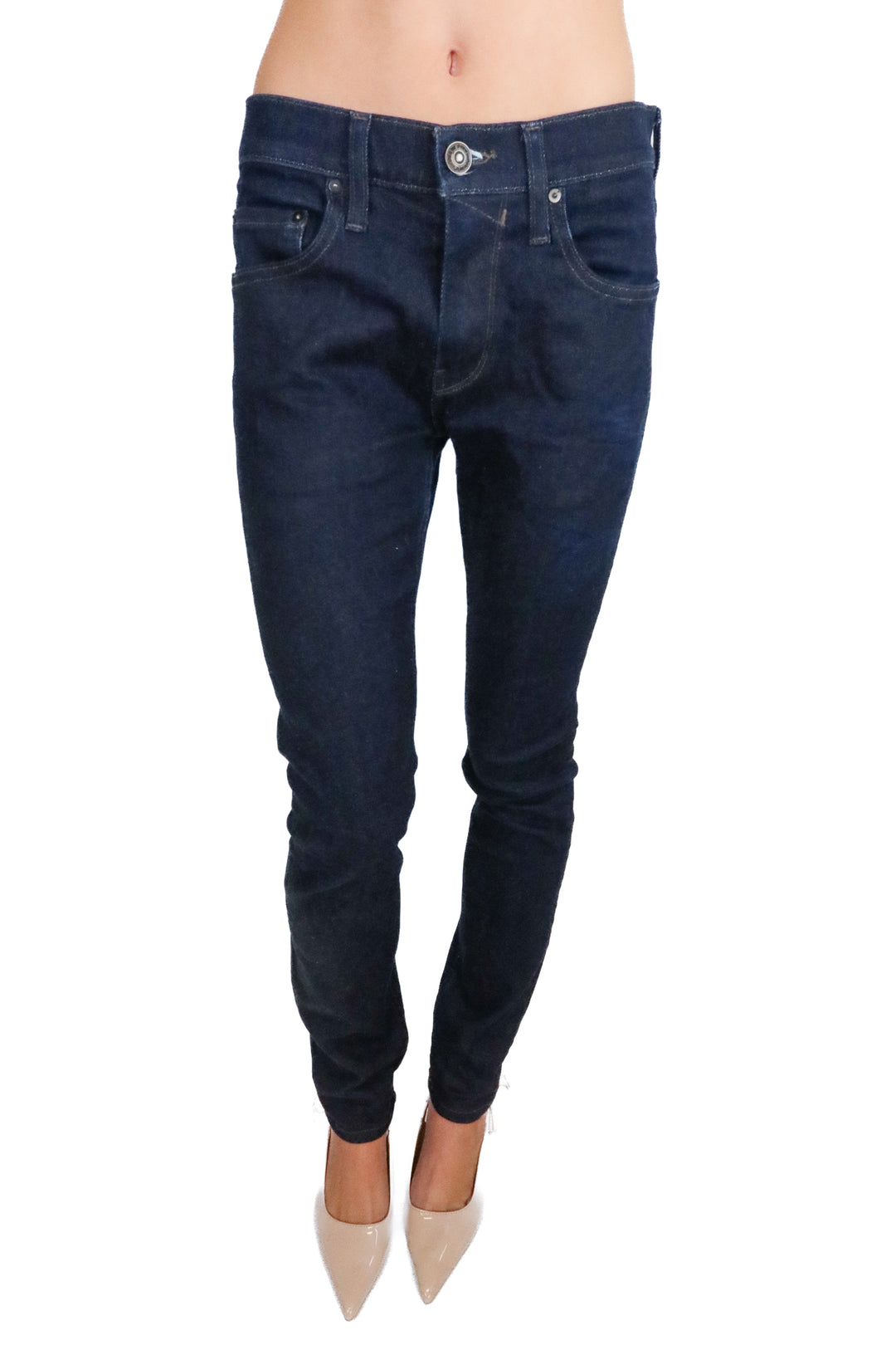 Paige dark wash skinny jean (30)
