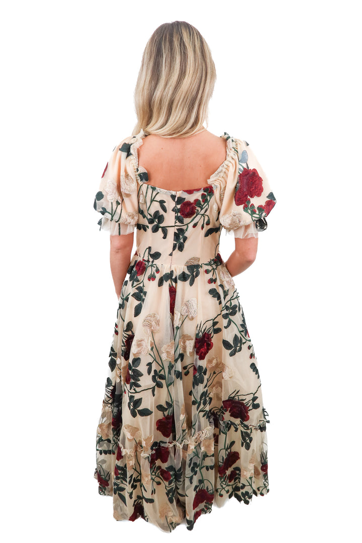Ivy City tulle floral dress (S; retail $188)
