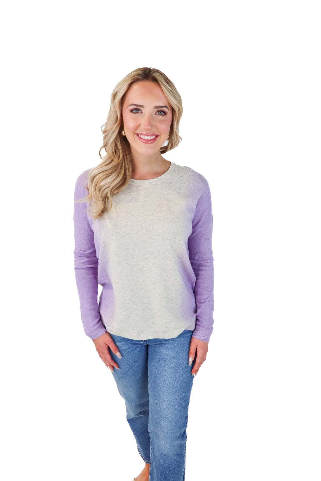 Vince purple ombré sweater (xs)