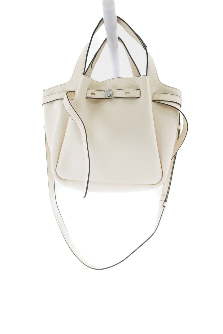 Tory Burch romy cream leather purse (retails $395)