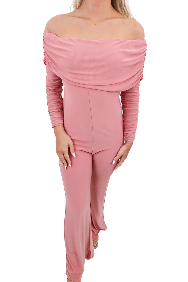 Club L blush jumpsuit (4; retail $110)