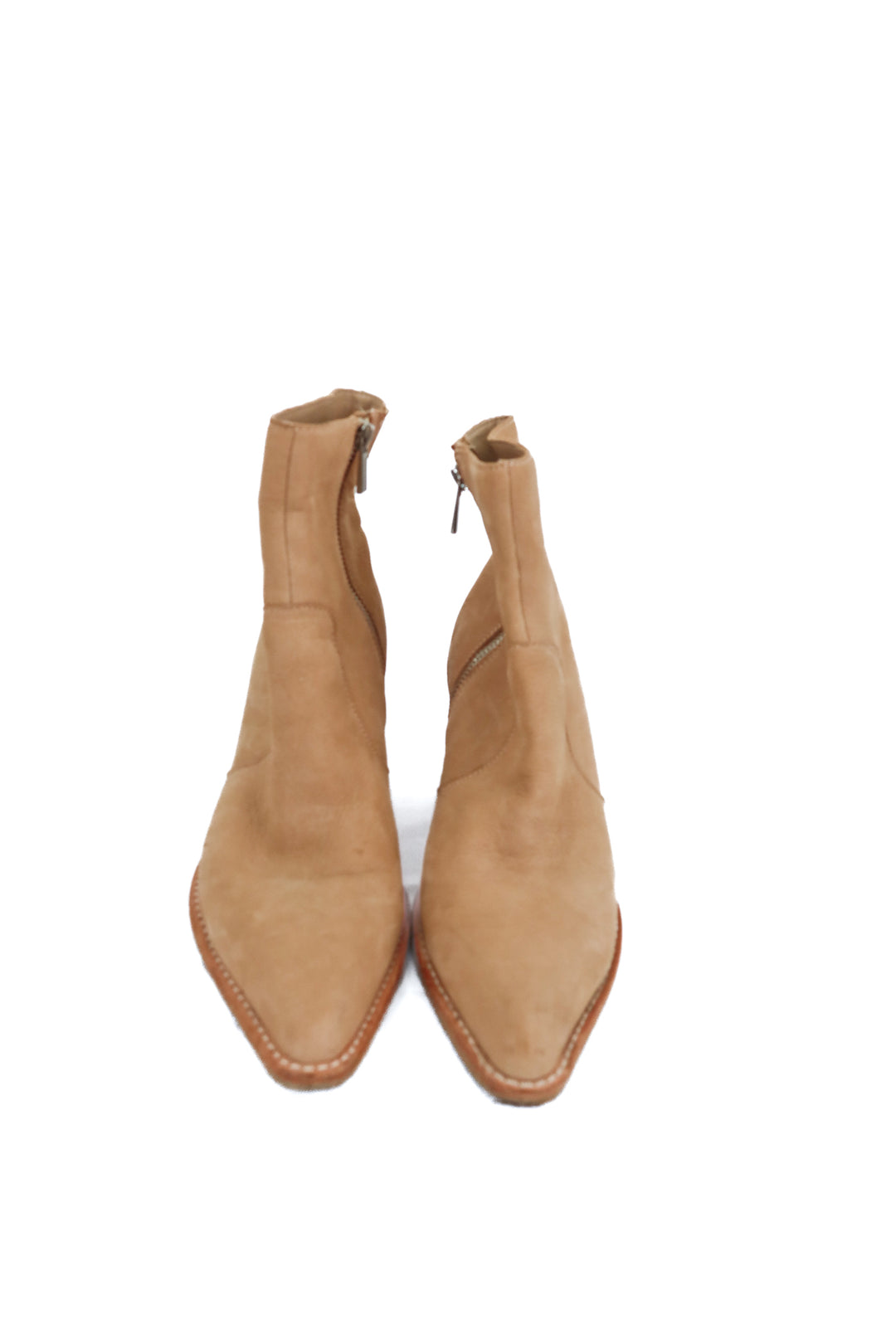 dolce vita light brown leather boots (10; retail $170)
