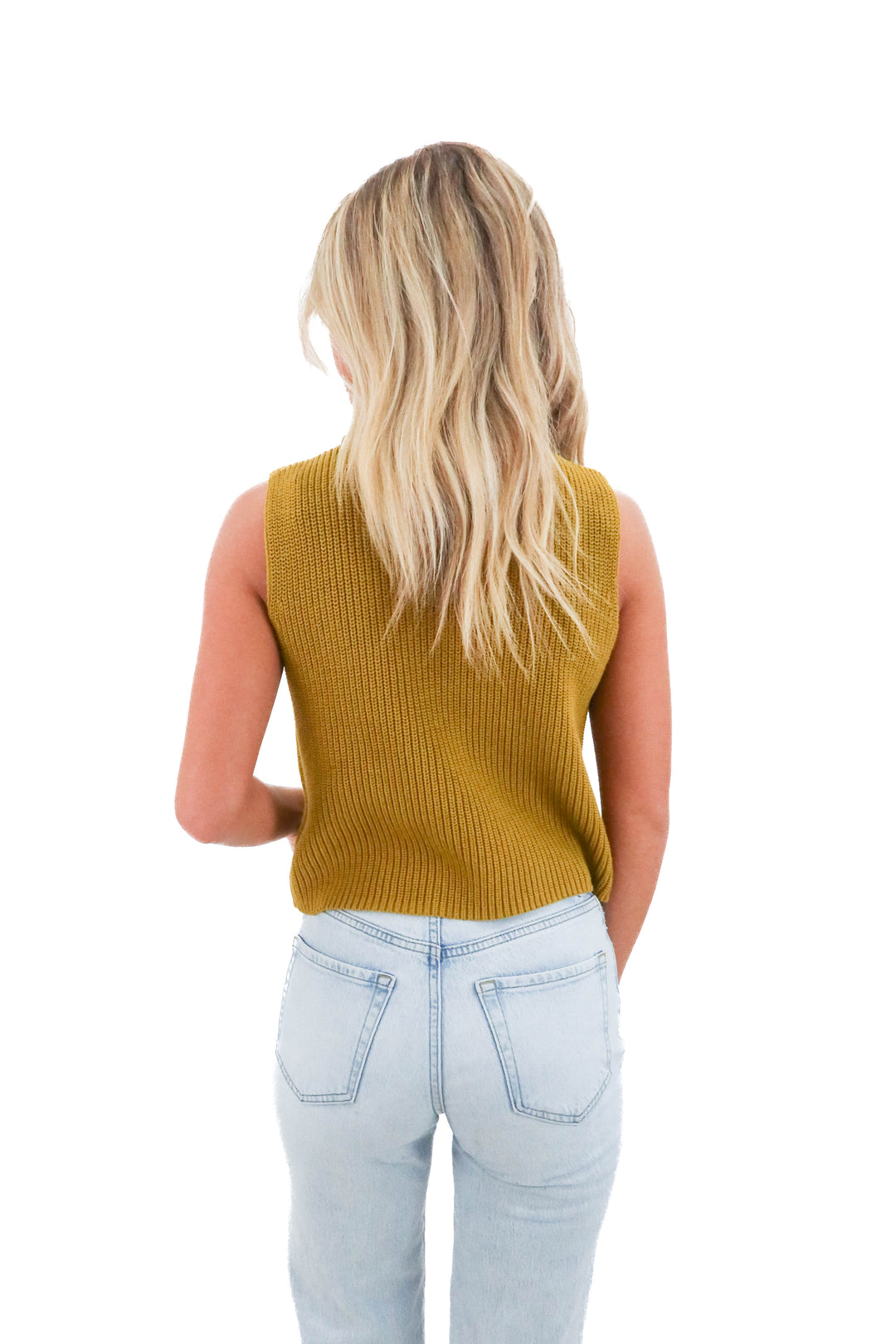 french connection yellow turtle neck sweater (s; retail $90)
