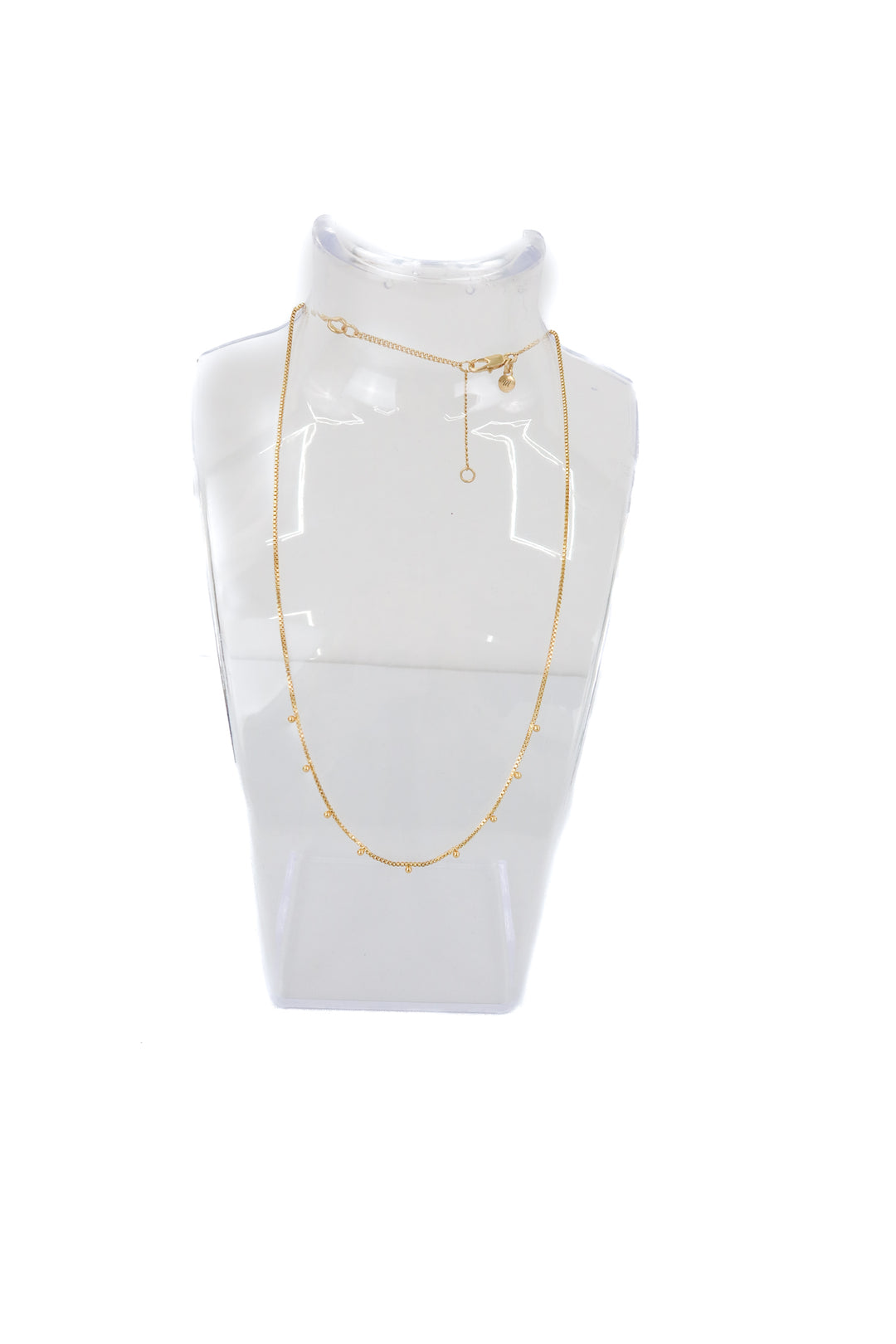 madewell gold dainty ball necklace (retail $45)
