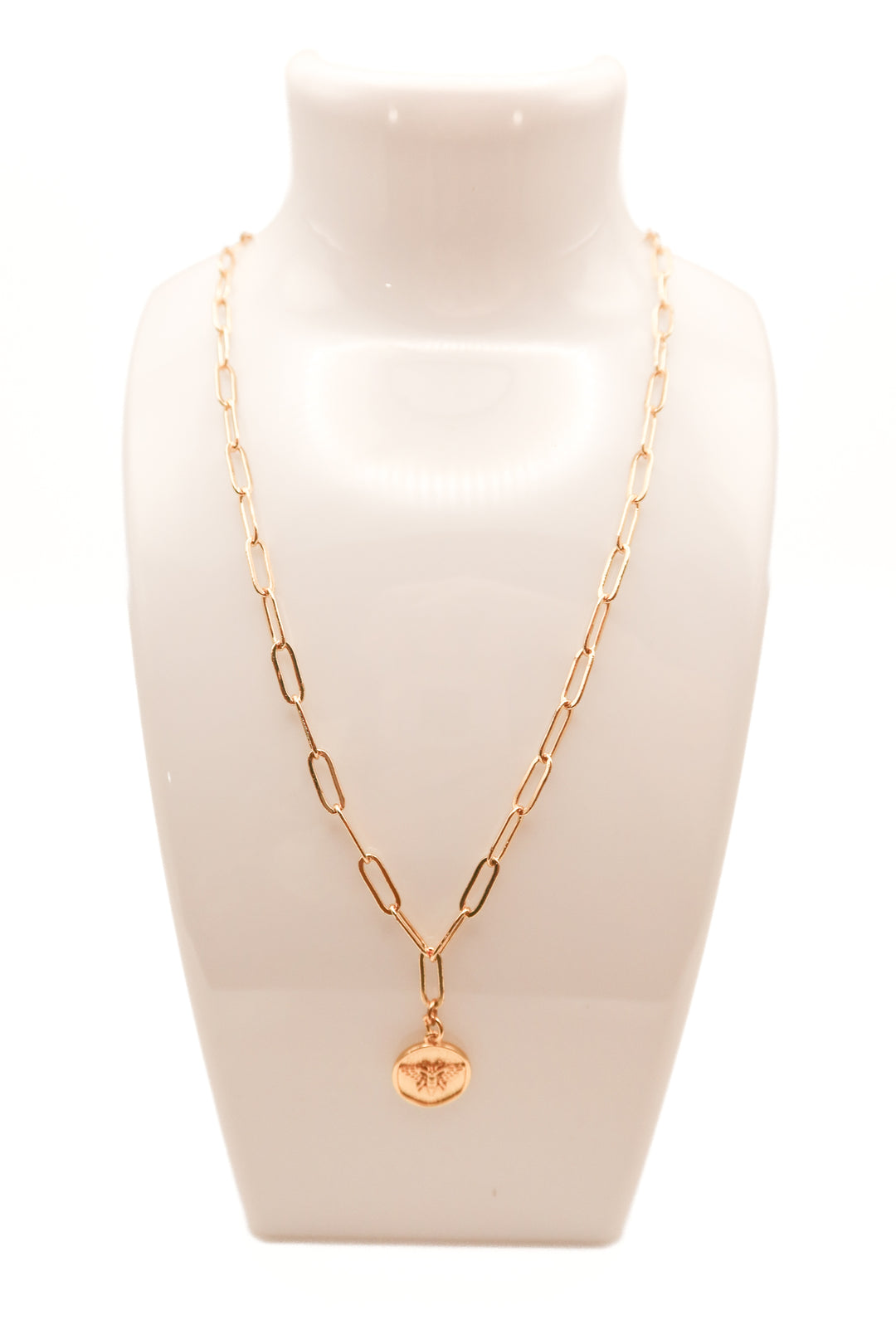 Mary Kathryn gold bee necklace (retail $65)