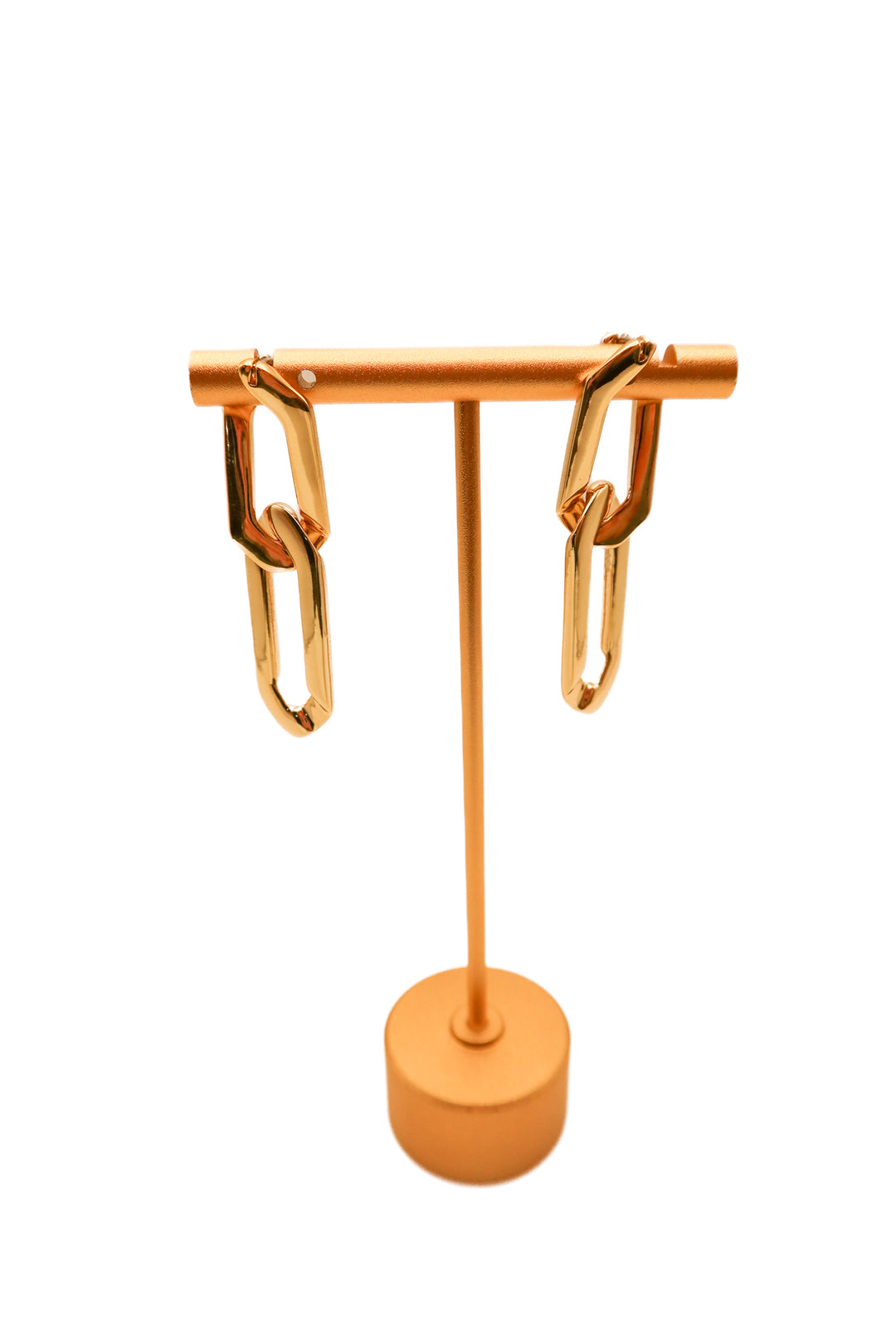 Jenny bird gold chain link earrings (retail $110)