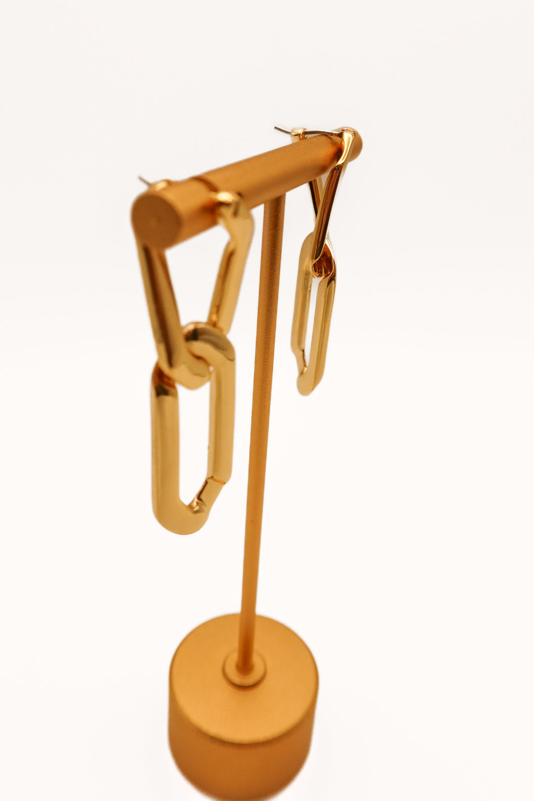 Jenny bird gold chain link earrings (retail $110)
