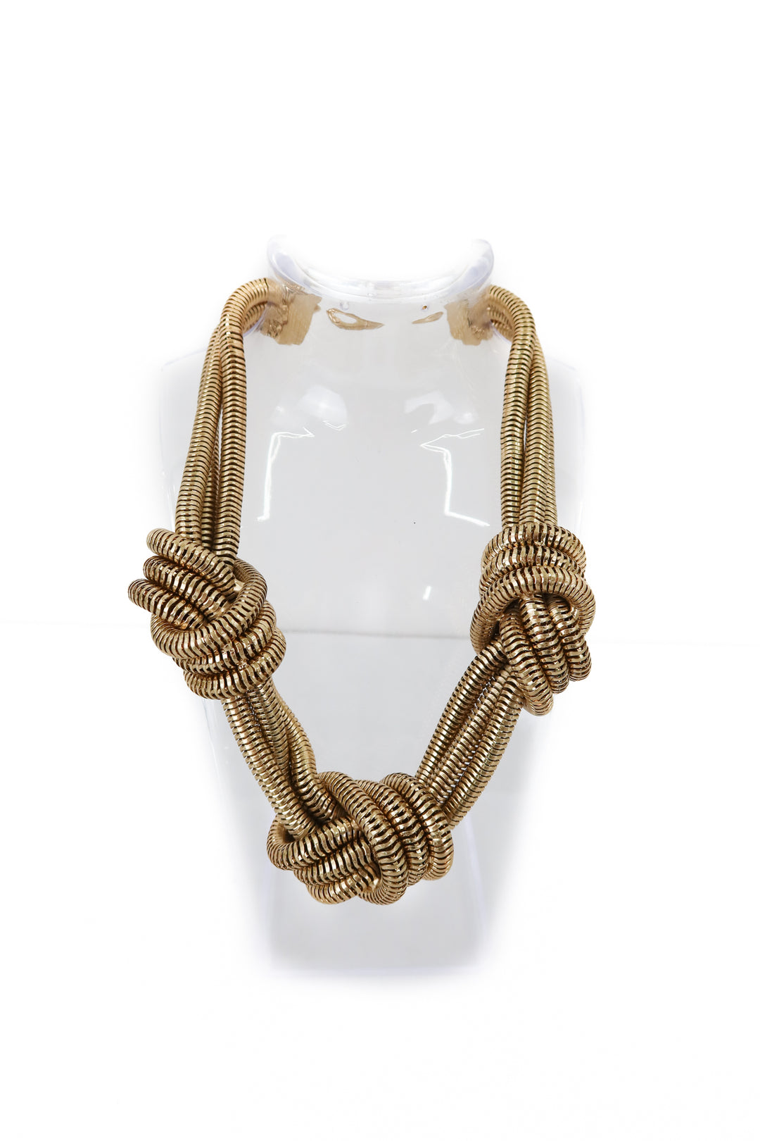 clare v large chunky gold necklace (retail $275)