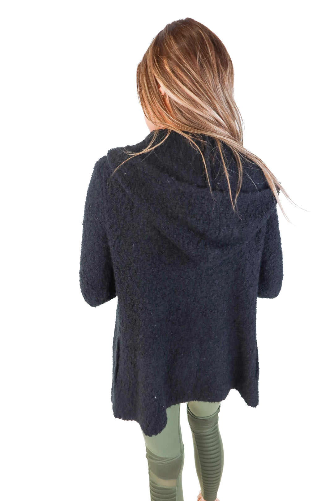 Joie black hooded cardigan (s)